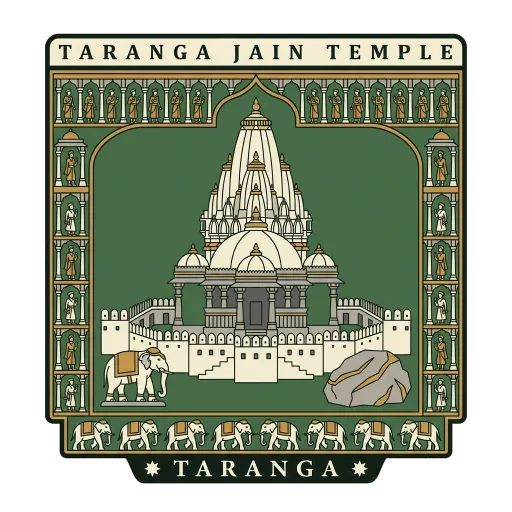 Taranga Jain Temple travel stamp