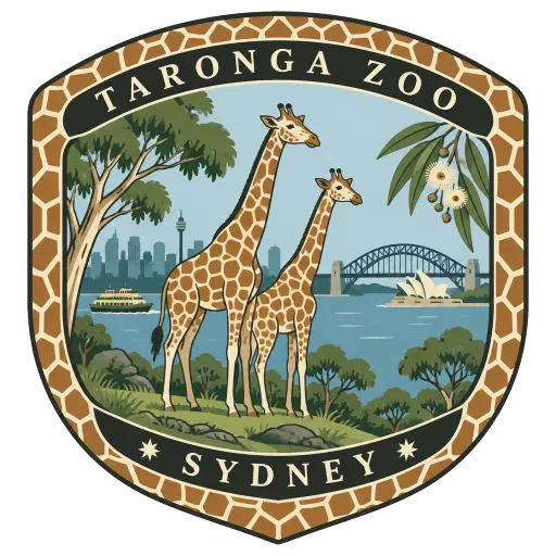 Taronga Zoo travel stamp