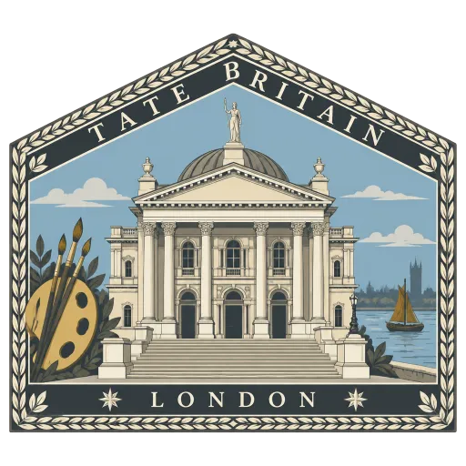 Tate Britain travel stamp