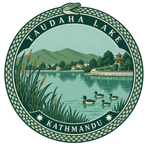 Taudaha Lake travel stamp