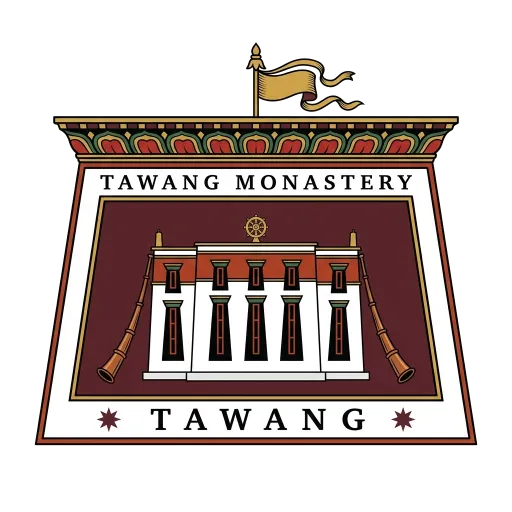 Tawang Monastery travel stamp