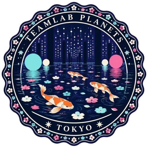 teamLab Planets travel stamp