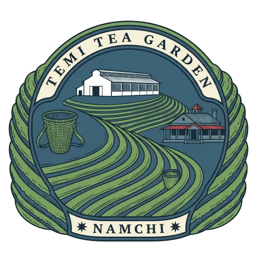 Temi Tea Garden travel stamp