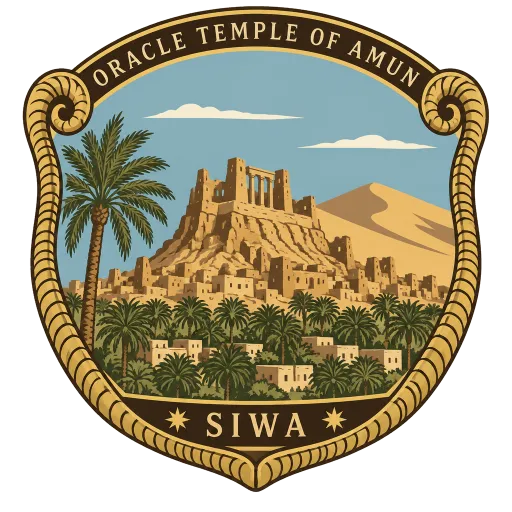 Temple of the Oracle of Amun travel stamp