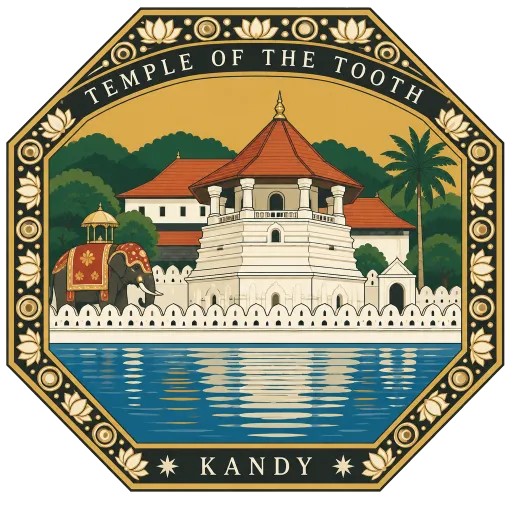Temple of the Sacred Tooth Relic travel stamp