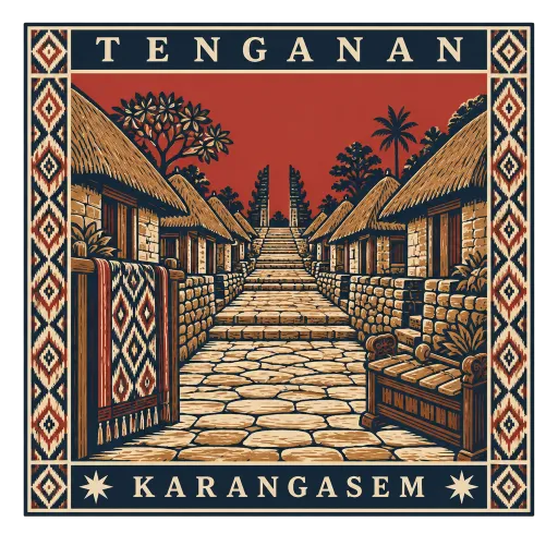 Tenganan travel stamp