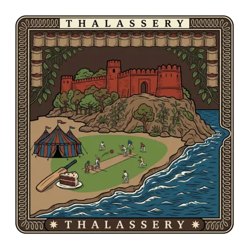 Thalassery travel stamp