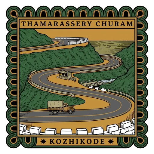 Thamarassery Churam travel stamp