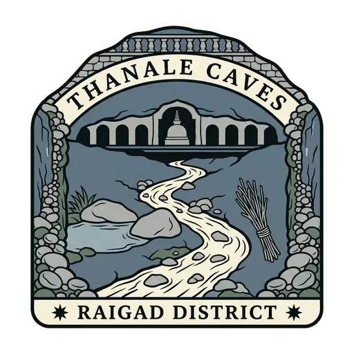 Thanale Caves travel stamp