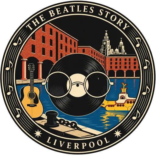 The Beatles Story travel stamp