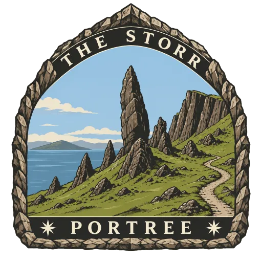 The Storr travel stamp