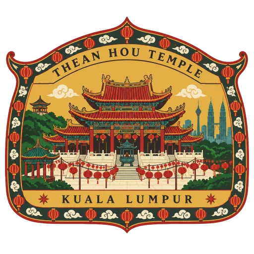 Thean Hou Temple travel stamp