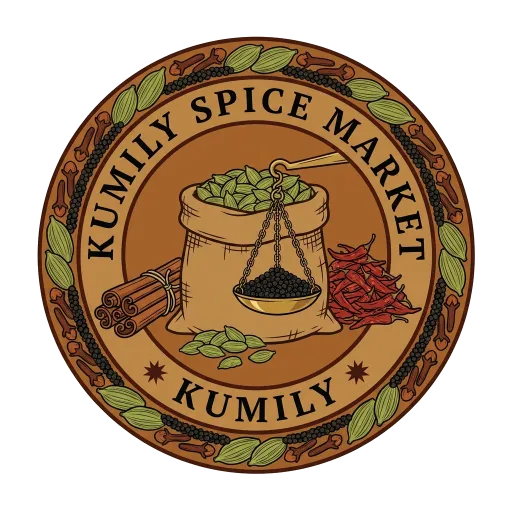 Kumily Spice Market travel stamp