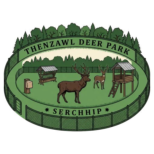 Thenzawl Deer Park travel stamp