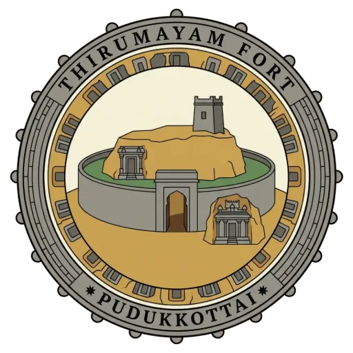 Thirumayam Fort travel stamp