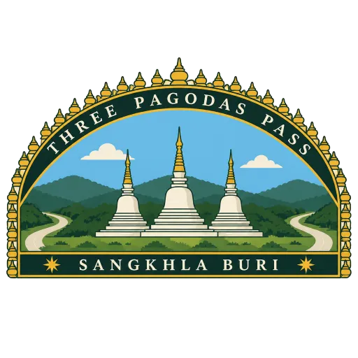 Three Pagodas Pass travel stamp
