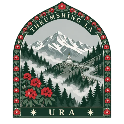 Thrumshing La travel stamp