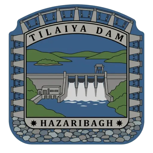 Tilaiya Dam travel stamp
