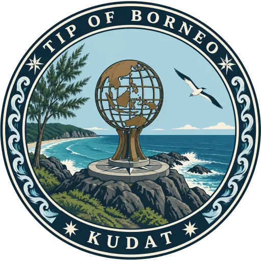 Tip of Borneo travel stamp