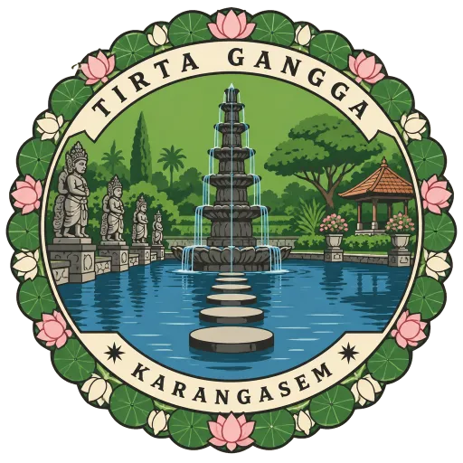 Tirta Gangga travel stamp