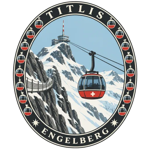 Titlis travel stamp