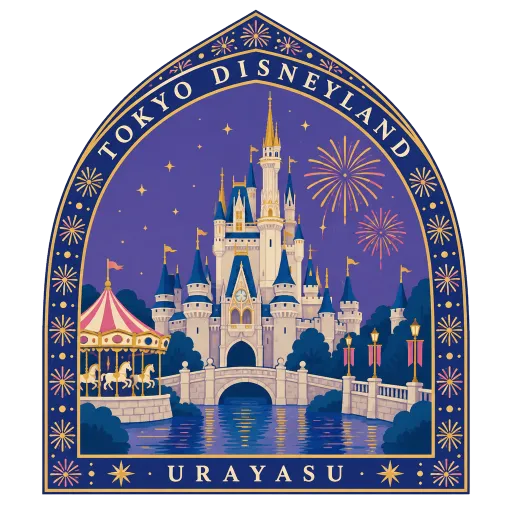 Tokyo Disneyland travel stamp