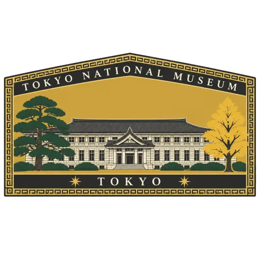 Tokyo National Museum travel stamp