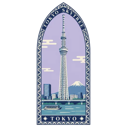 Tokyo Skytree travel stamp