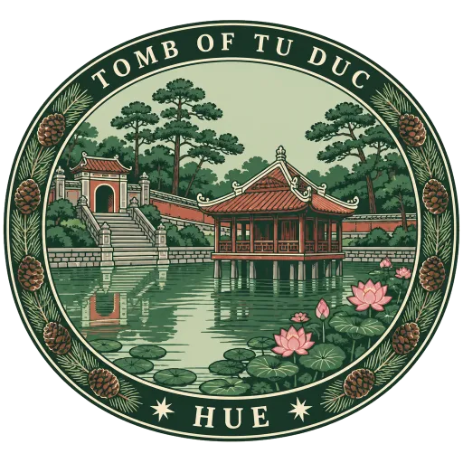 Tomb of Tu Duc travel stamp