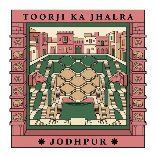 Toorji ka Jhalra travel stamp