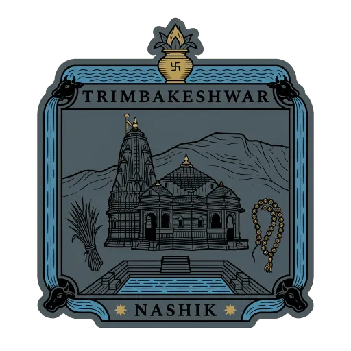 Trimbakeshwar travel stamp