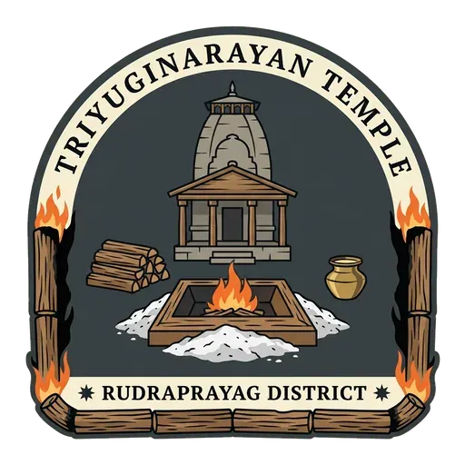 Triyuginarayan Temple travel stamp