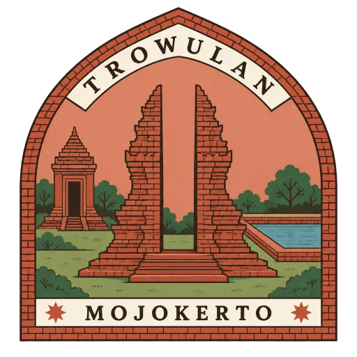Trowulan travel stamp