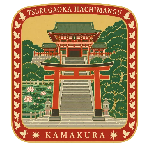 Tsurugaoka Hachimangū travel stamp