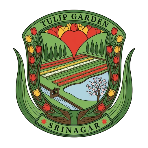 Tulip Garden travel stamp