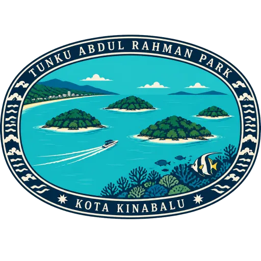 Tunku Abdul Rahman Park travel stamp