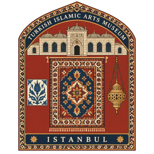 Turkish and Islamic Arts Museum travel stamp