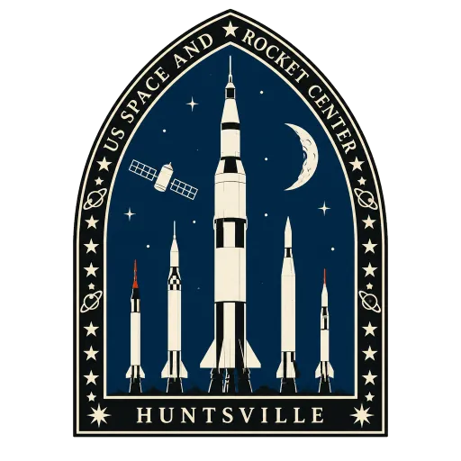 U.S. Space & Rocket Center travel stamp