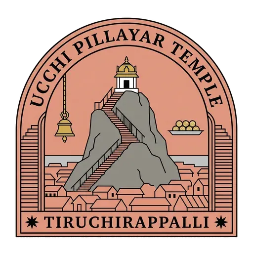 Ucchi Pillayar Temple travel stamp
