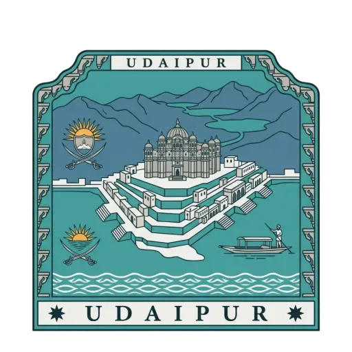 Udaipur travel stamp