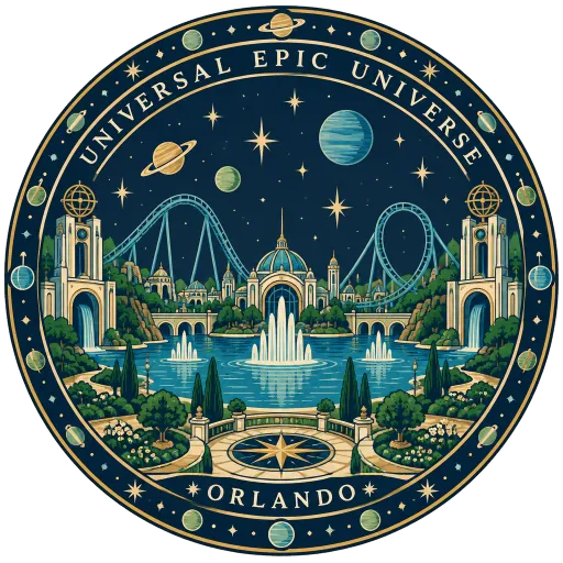 Universal Epic Universe travel stamp