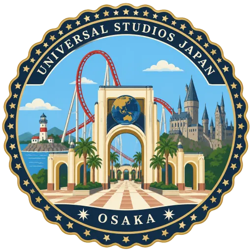 Universal Studios Japan travel stamp
