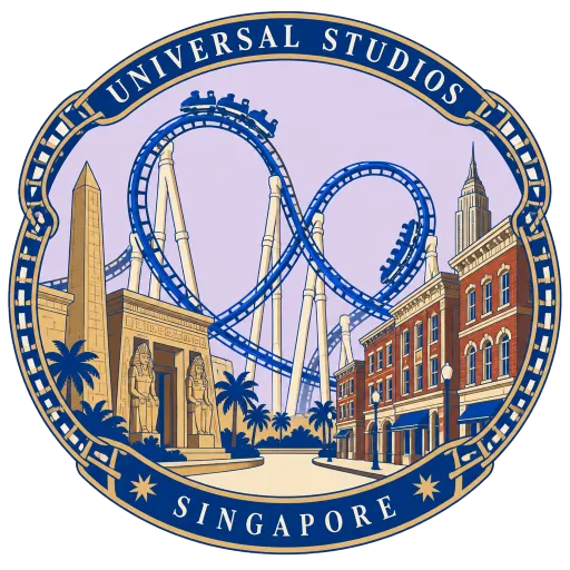 Universal Studios Singapore travel stamp