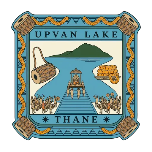 Upvan Lake travel stamp