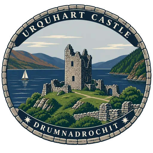 Urquhart Castle travel stamp