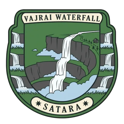 Vajrai Waterfall travel stamp