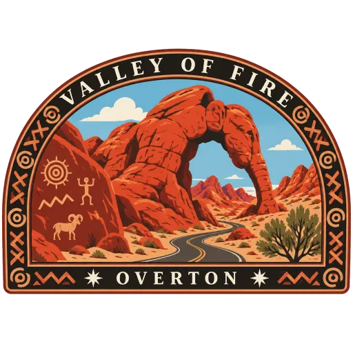 Valley of Fire State Park travel stamp