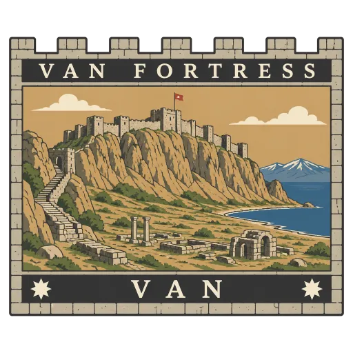 Van Fortress travel stamp