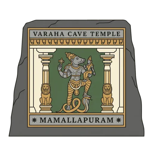 Varaha Cave Temple travel stamp