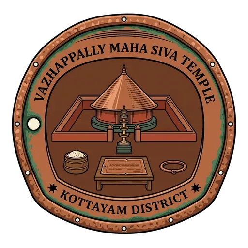 Vazhappally Maha Siva Temple travel stamp